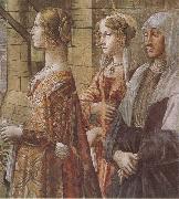 Domenico Ghirlandaio stories of St john the Baptist the Visitation